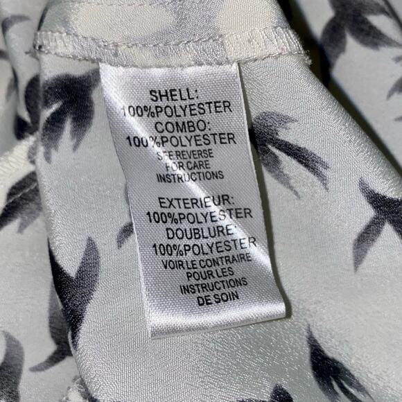 Cooper & Ella Sparrow Bird Print Peplum Top Size Small - Picture 4 of 12